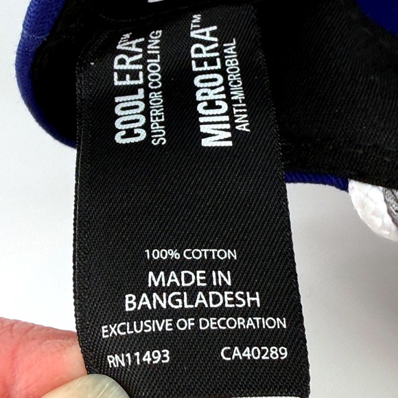 New Era Los Angeles Dodgers 9FORTY Adjustable A-Frame Baseball Cap Blue Gray NWT - Picture 13 of 13